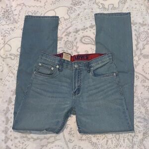 NWT Levi's Boys 511 Slim Straight Denim Jeans Sz 16 Reg 28x28